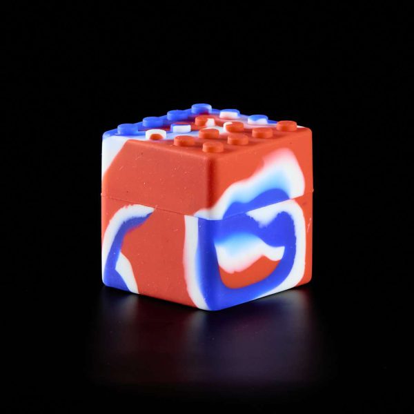 Contenedor de Silicona - Lego 60ml - Rojo y Blue