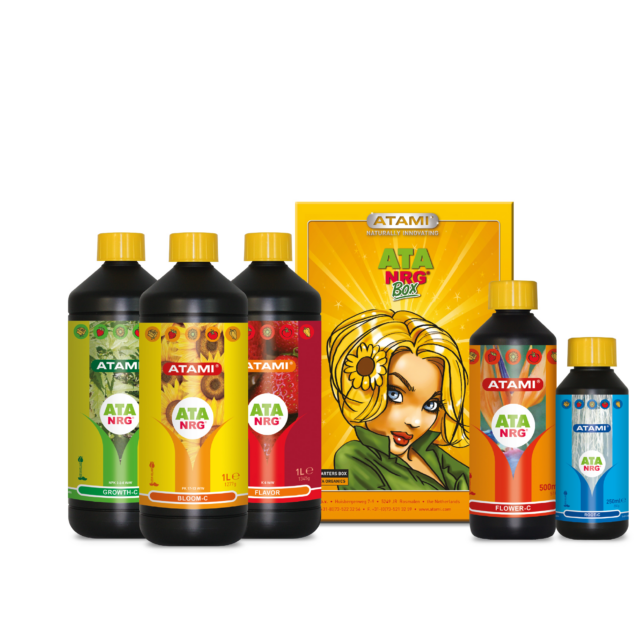 ATA NRG Box Pack de Fertilizantes Orgánico de Atami para Cultivos Orgánicos