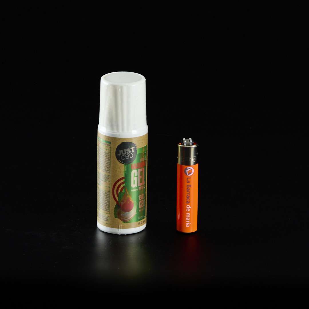 Crema Roll-on con 1500mg de Cbd Gel natural con efecto calor y mentol de Just CBD