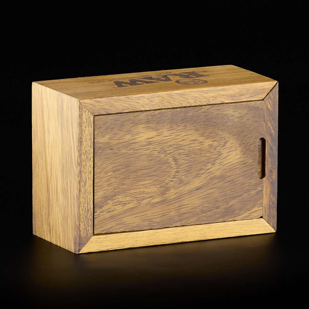 Caja de madera (acacia) con apertura deslizante de Raw - Pequeña