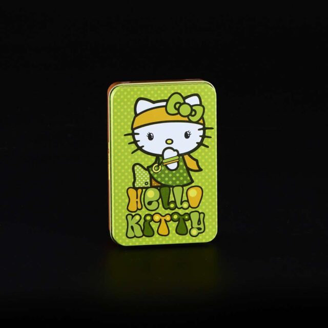 Caja de metal grande - Hello Kitty - Militar