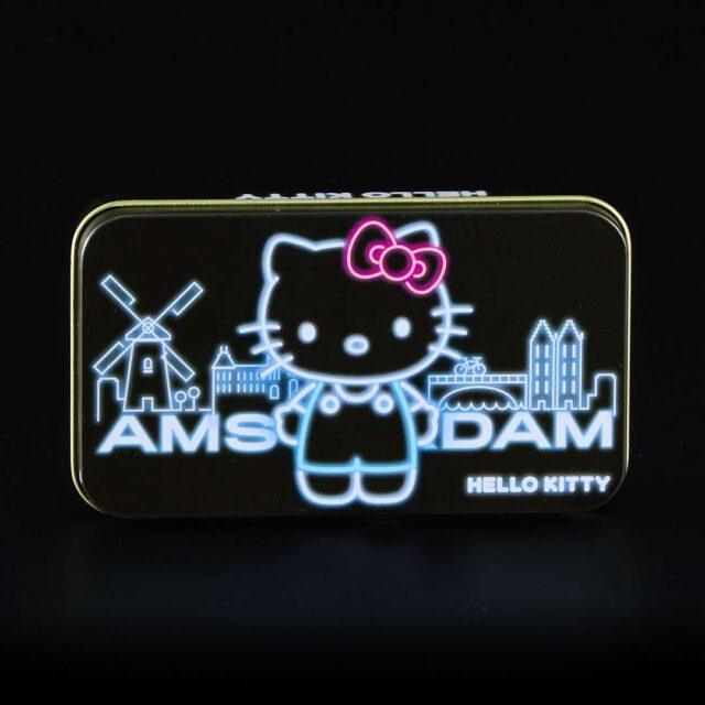 Caja de metal mediana - Hello Kitty - Luces