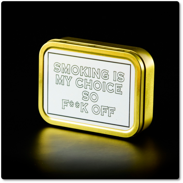 Caja rectangular grande - Smoking