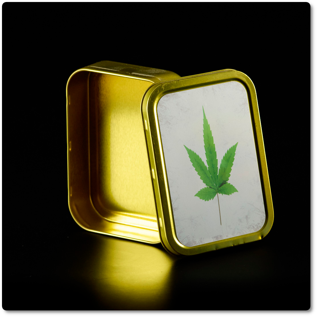 Caja rectangular grande - Hoja