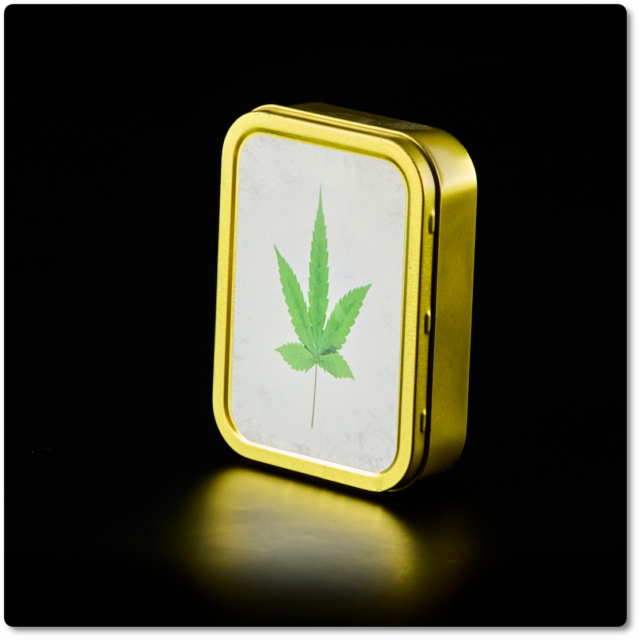 Caja rectangular grande - Hoja