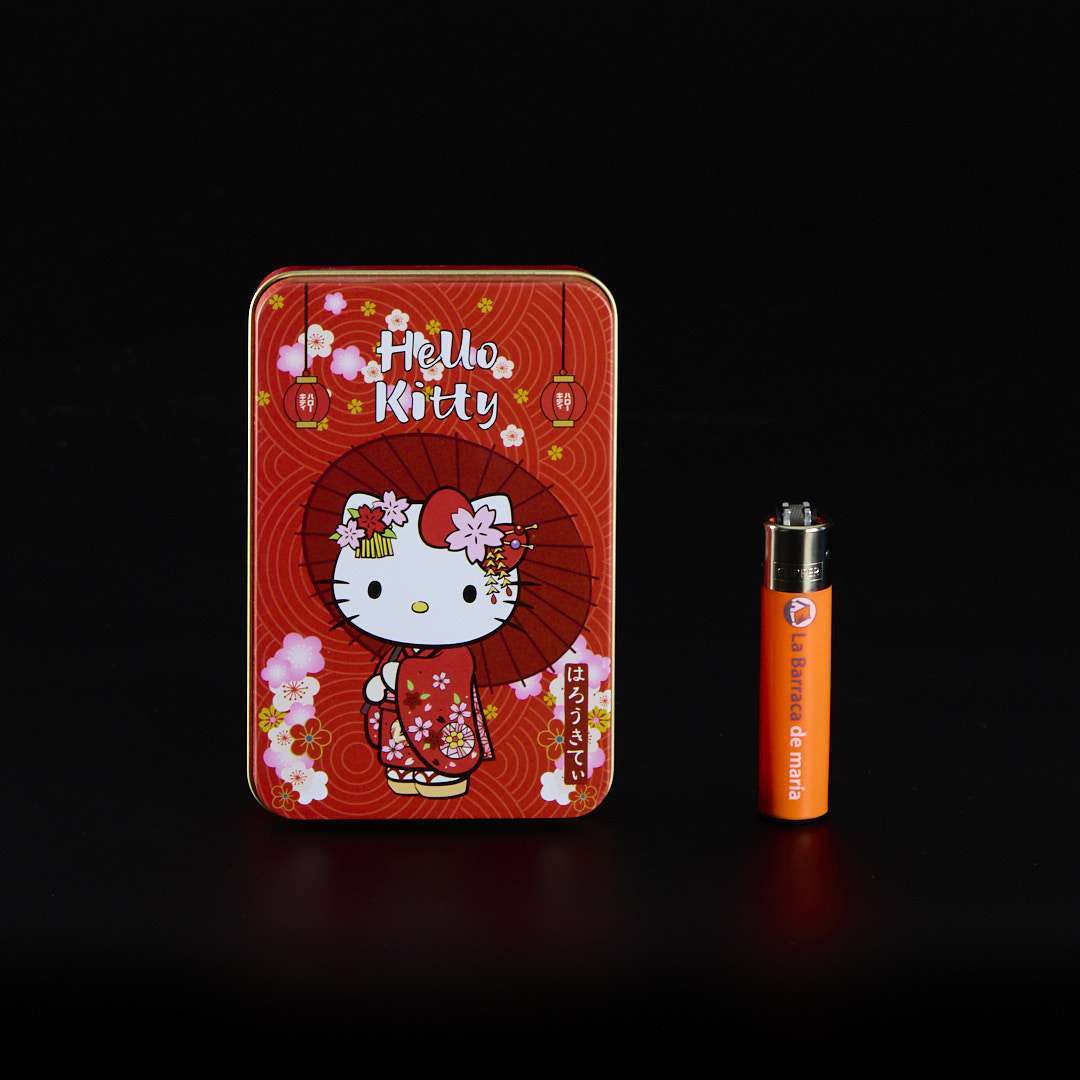 Caja de metal grande - Hello Kitty - Geisha - Imagen 2