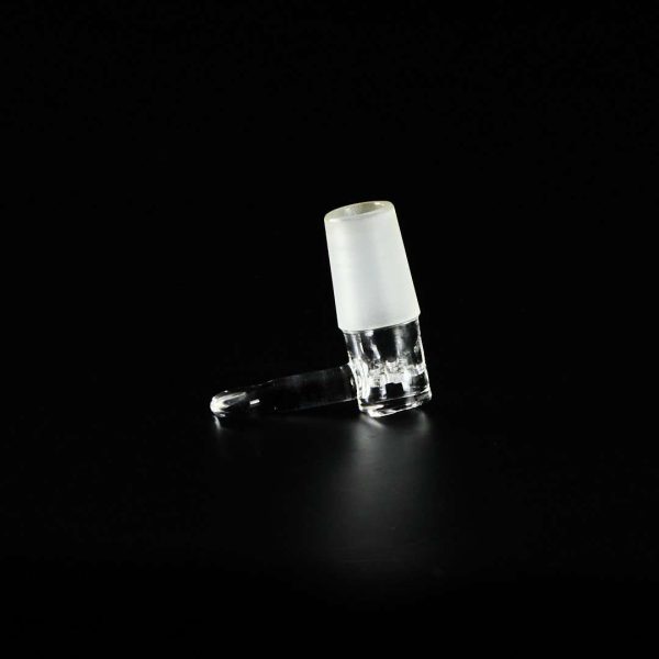 Cazoleta de Cristal con Asa Recta y Rejilla Interior 18mm