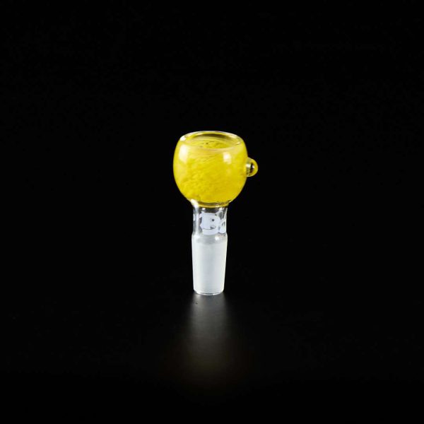 Cazoleta de Cristal Ahumado 14mm Amarilla