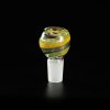 Cazoleta de Cristal Ahumado Boost 18mm Amarilla y Verde