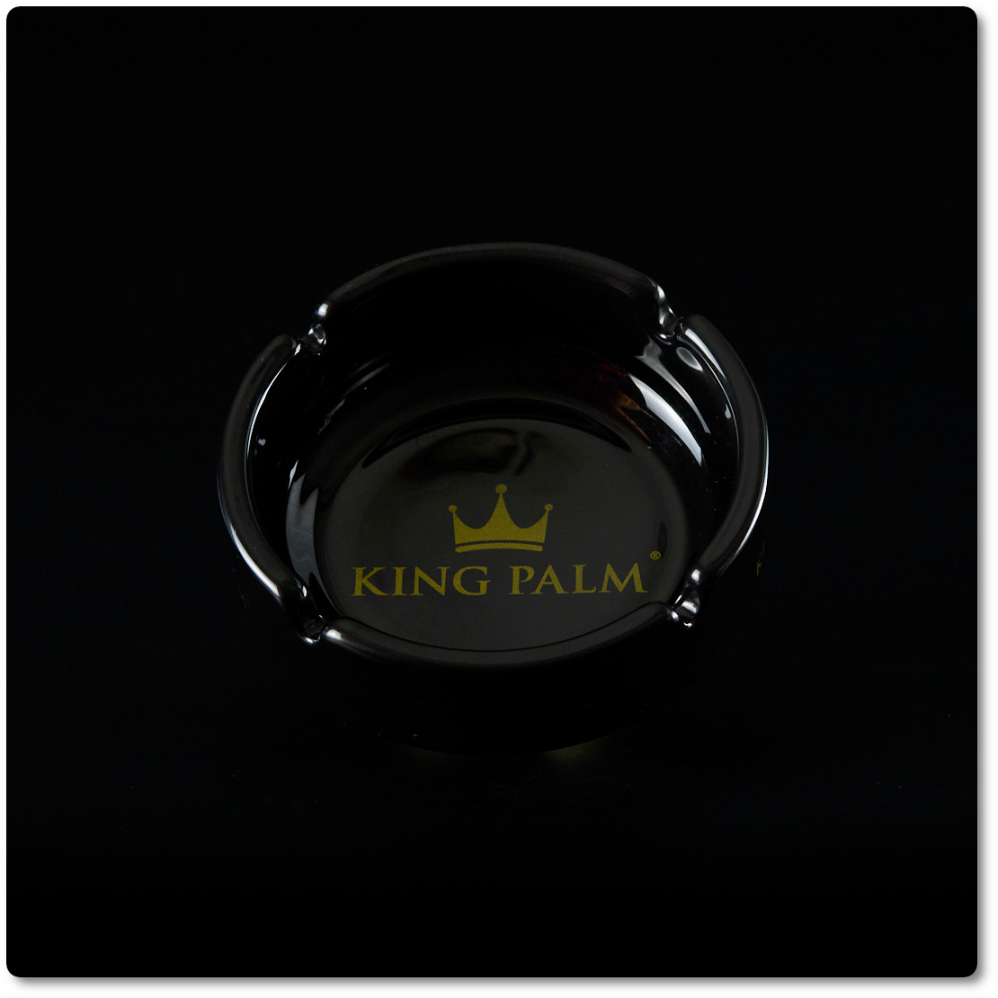Cenicero de cristal King Palm