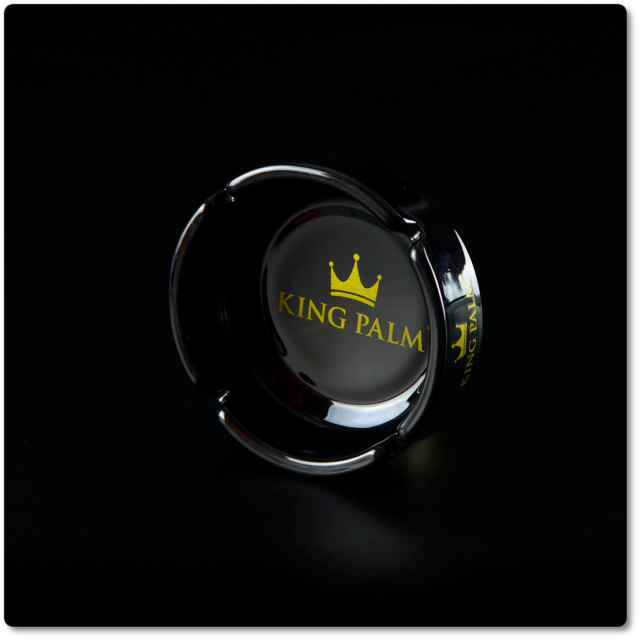 Cenicero de cristal King Palm