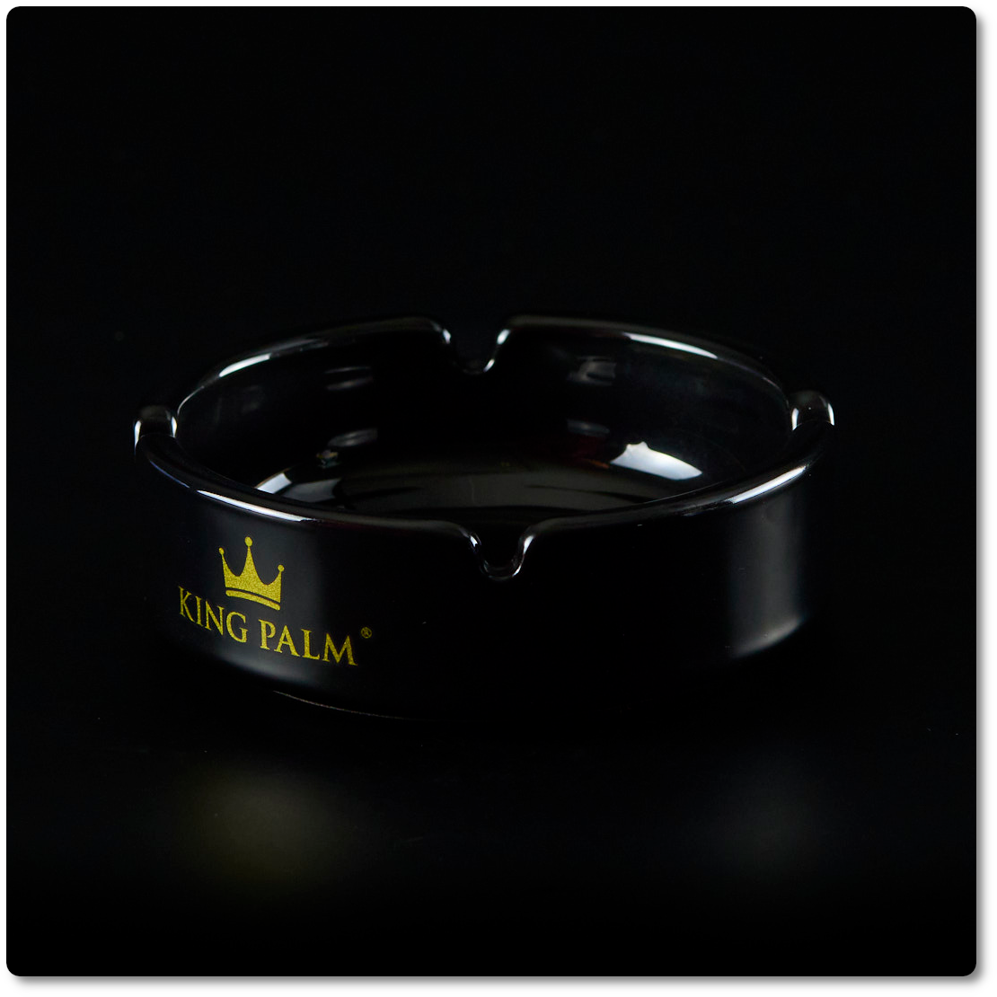 Cenicero de cristal King Palm