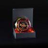 Cenicero de cristal Raw Rainbow tornasol