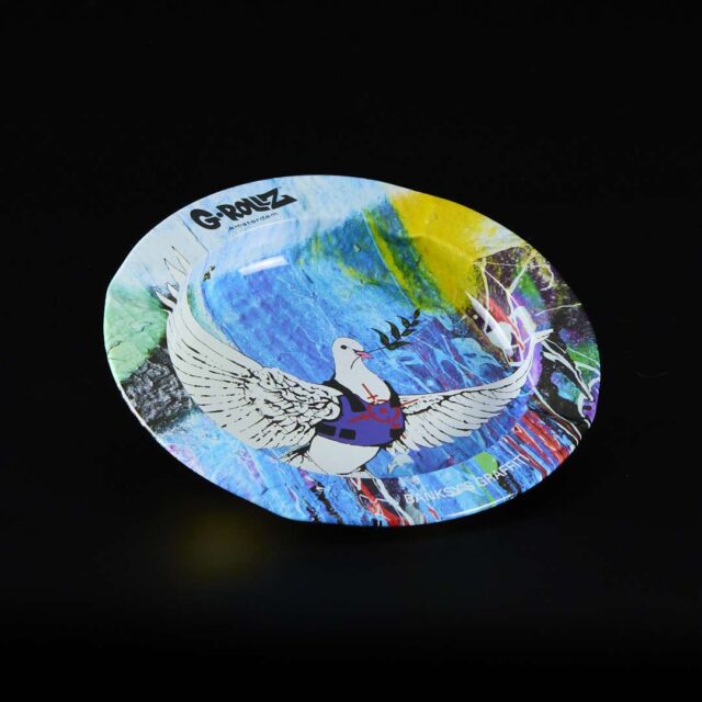 Cenicero de metal 14cm Banksy 's Graffiti Paloma