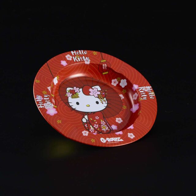 Cenicero de metal 14cm Hello Kitty Geisha
