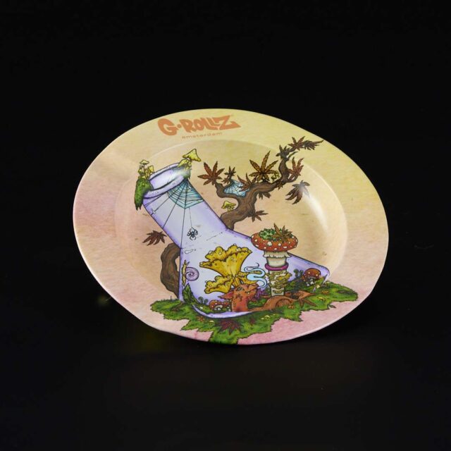Cenicero de metal 14cm Naturaleza