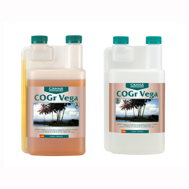 CoGr Vega A+B de Canna Fertilizante de Crecimiento para Cultivos en Coco