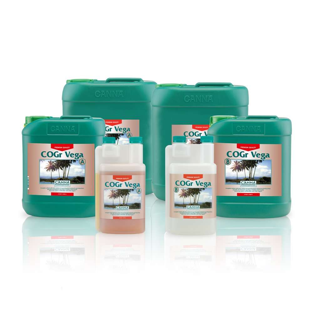 CoGr Vega A+B de Canna Fertilizante de Crecimiento para Cultivos en Coco - Imagen 2