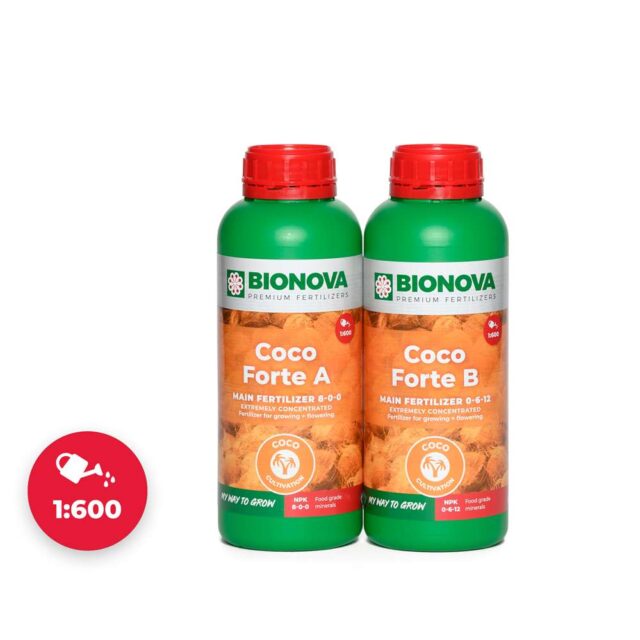 Coco Forte A+B de Bionova Fertilizante para Cultivos en Coco