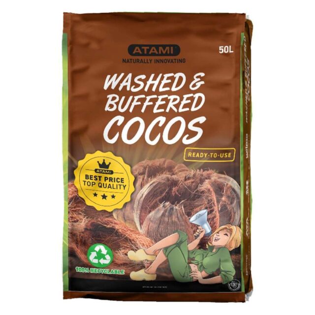 Sustrato Coco Washed and Buffered de B'cuzz - Fibra de coco lavada