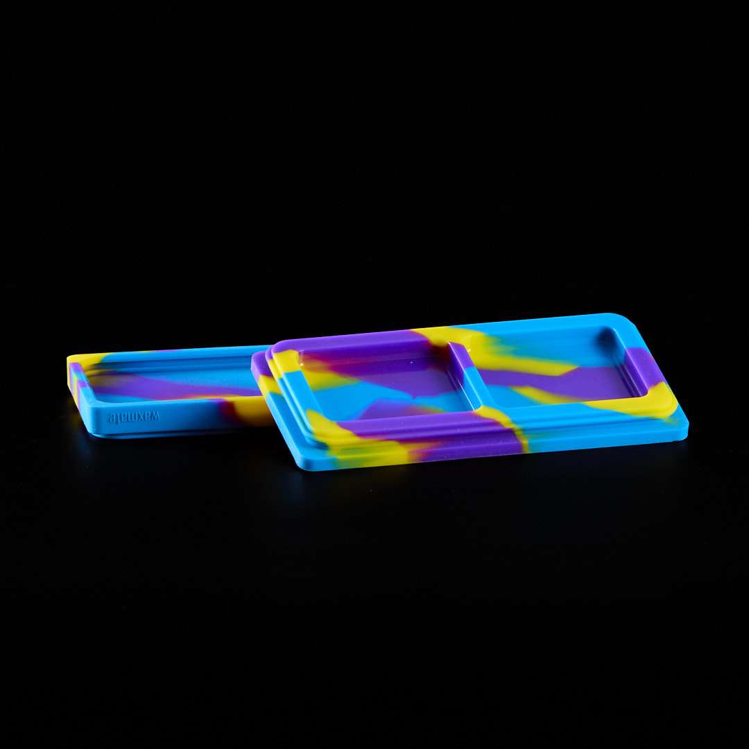 Contenedor de Silicona con Forma de Bandeja Apilable