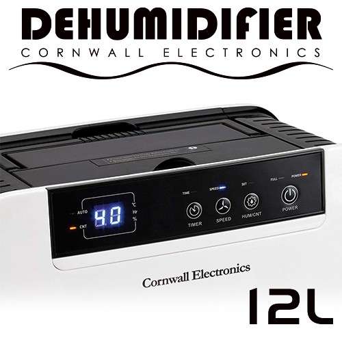 Deshumidificador Cornwall Electronics 12L/día para Cultivos de Interior