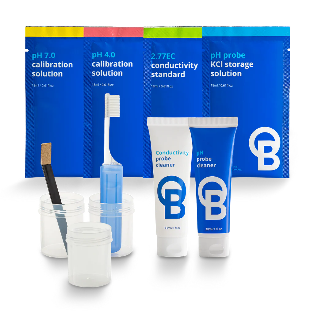 Kit de Limpieza y Calibración de Bluelab para Electrodo de pH y EC
