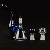 Bong Oiler 15cm Bubbler Pera azul