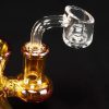 Bong Oiler 16cm Ambar Irisado con Banger Cuarzo