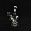 Bong Oiler 16cm Boquilla Blanca y Burbuja con Banger Cuarzo 14mm