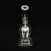 Bong Oiler 16cm Boquilla Blanca y Burbuja con Banger Cuarzo 14mm
