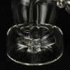 Bong Oiler 16cm Boquilla Blanca y Burbuja con Banger Cuarzo 14mm