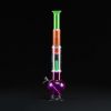Bong acrilico 50 cm Telescopico Morado