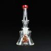 Bong cristal 13cm Red Spider