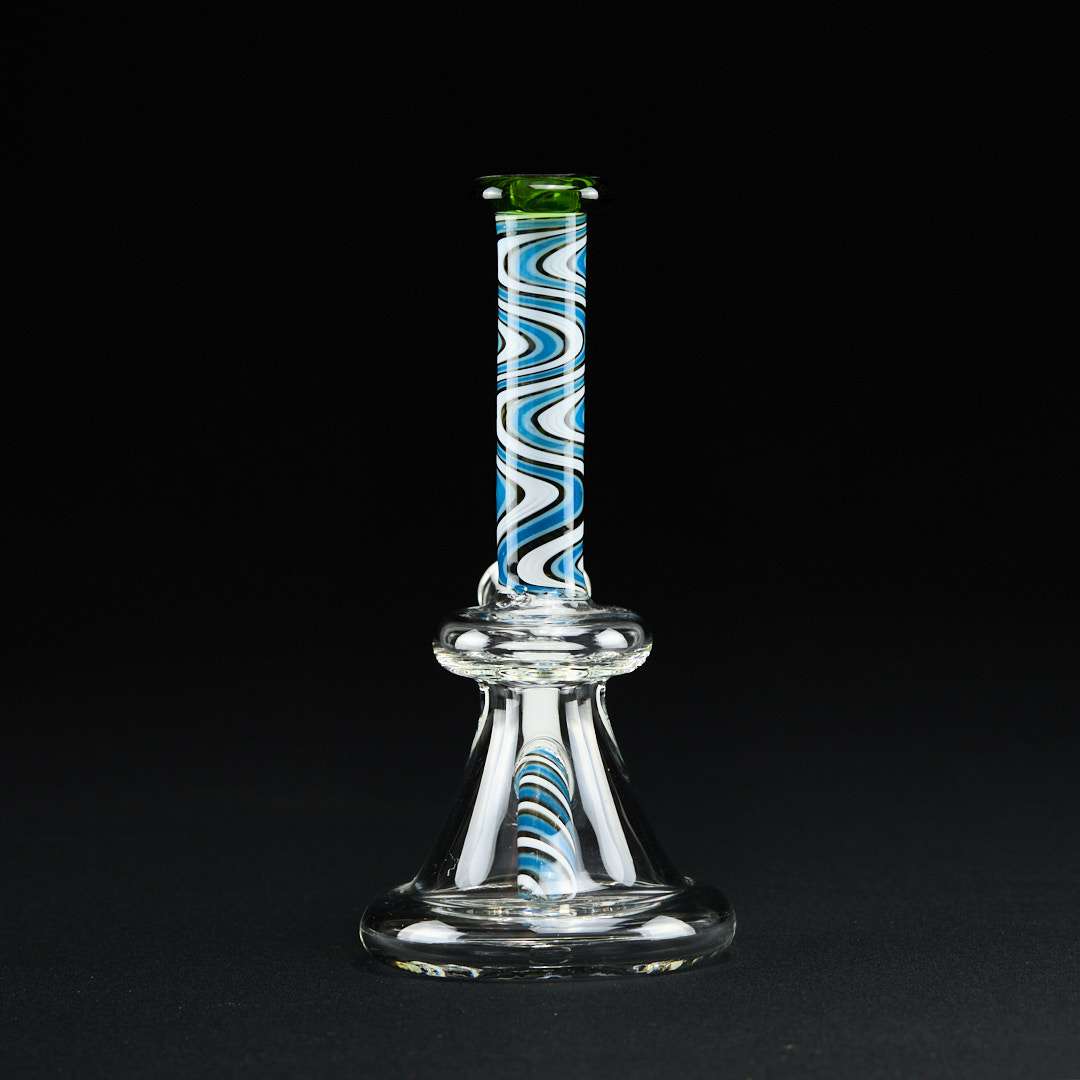Bong cristal 16cm Psicodélico sin tiro - Imagen 2
