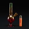 Bong cristal 16cm Rasta pie copa