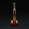Bong cristal 18 cm Rasta redondo con cuello curvo