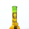 Bong cristal 18 cm Rasta redondo con cuello curvo