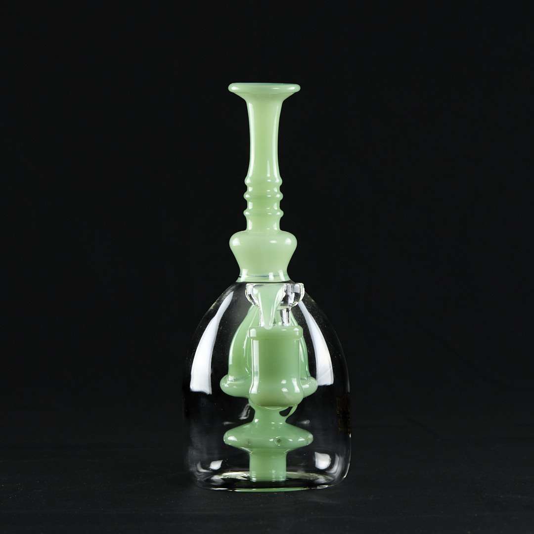 Bong cristal 21cm Narrow Green Moon - Imagen 2