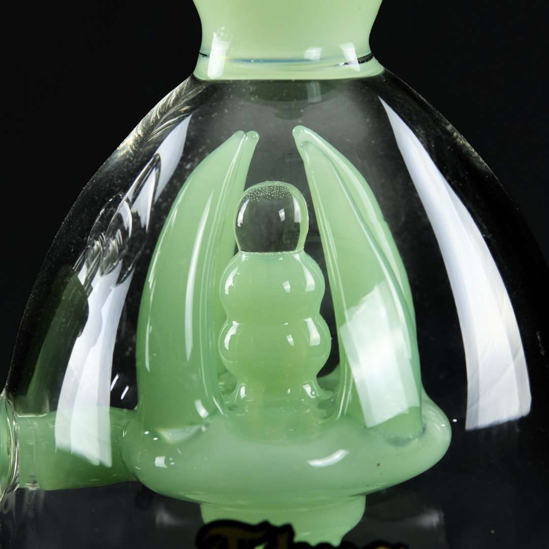 Bong cristal 21cm Narrow Green Moon - Imagen 3