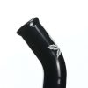 Bong cristal 22 cm AllBlack Leaf con cuello curvo