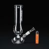 Bong cristal 23 cm Tribal blanco para hielo