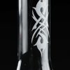 Bong cristal 23 cm Tribal blanco para hielo