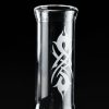Bong cristal 23 cm Tribal blanco para hielo