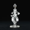 Bong cristal 25cm Recycler Trasparent