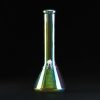 Bong de Cristal Tornasol de 33 cm con Transfer Metal