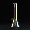 Bong de Cristal Tornasol de 33 cm con Transfer Metal