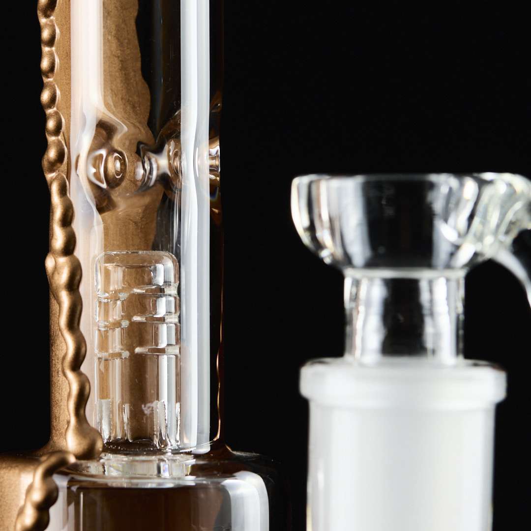 Bong cristal 34cm Copper Embossed - Imagen 3