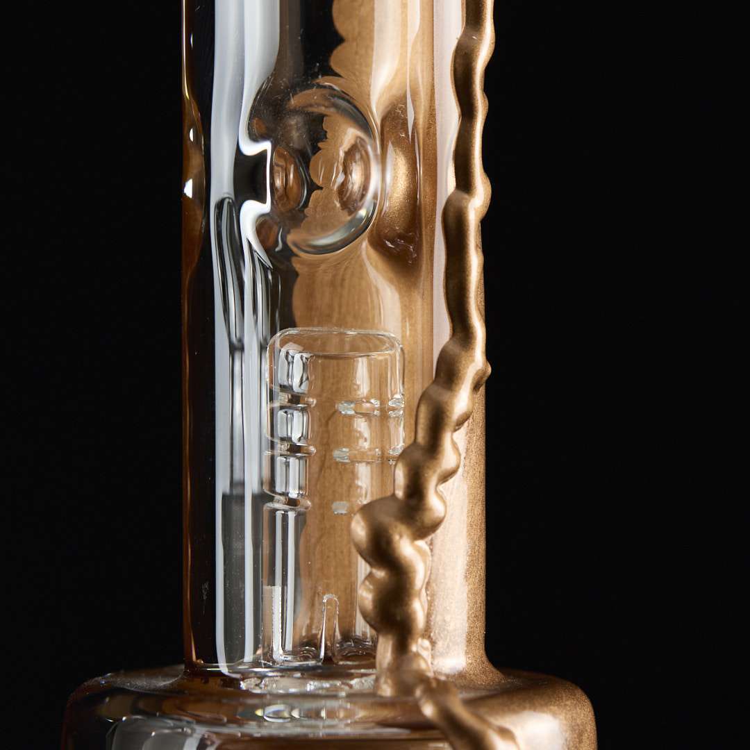 Bong cristal 34cm Copper Embossed - Imagen 4