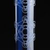 Bong cristal 40cm Art Geometric Blue